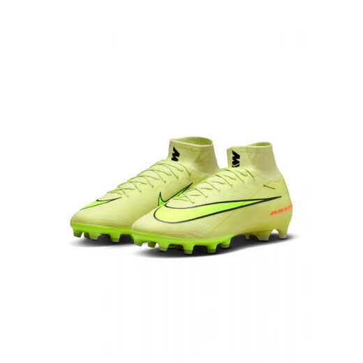 Nike Mercurial series breathable and lightweight AG football shoes winter NIKE SUPERFLY 10 ELITE FQ8339 300 bright stone gray/fluorescent yellow/orange red 42