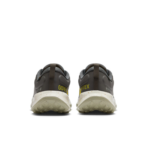 Nike men's outdoor professional running shoes spring NIKE JUNIPER TRAIL 2 GORE-TEX HM9734 200 medium gray/yellow/desert khaki/phantom gray 40.5