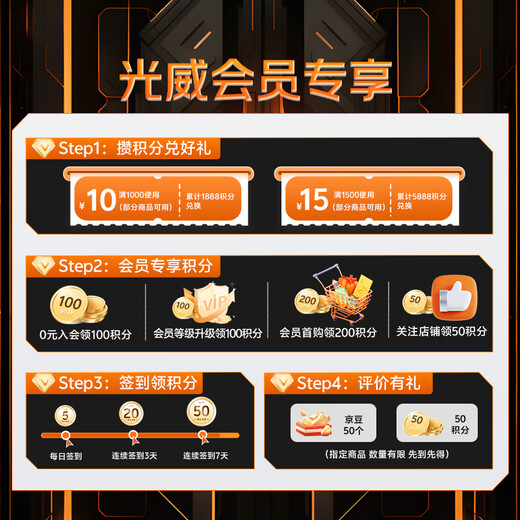 光威（Gloway）1TB SSD固态硬盘 M.2接口(NVMe协议) PCIe 4.0x4  7450MB/s 长江存储TLC颗粒 弈系列 