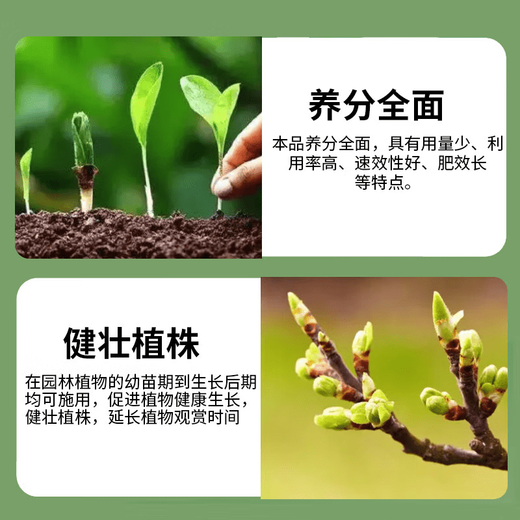 Nitrogen, phosphorus and potassium garden greening special water-soluble compound fertilizer slow-release fertilizer for lawn seedlings, flowers and big trees phytochemical fertilizer 20 kg * 10 bags