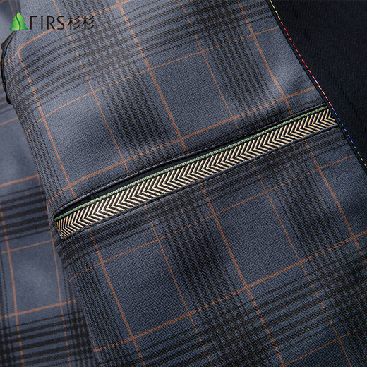 Shanshan (FIRS) anti-wrinkle windbreaker for young men spring and autumn new style lapel men's single-breasted long premium coat men's jacket blue 3XL