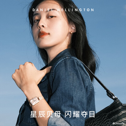 Daniel Wellington DW Watch Women's New Star Fritillary Women's Watch Fashion Small Square Watch New Year's Gift DW578