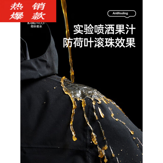 Camel (CAMEL) Blue Down Jacket Women's Three-in-One Autumn and Winter Thickened Windproof and Waterproof Small Ski Jacket Women-Moonlight Blue S