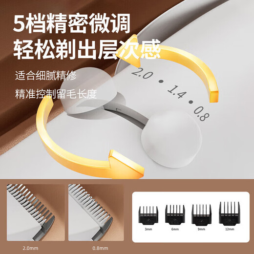 Pet shaver for trimming dogs and cats, electric hair clipper for dogs and cats, golden retriever Teddy pet hair clipper, luxury set (suitable for medium and large pets)