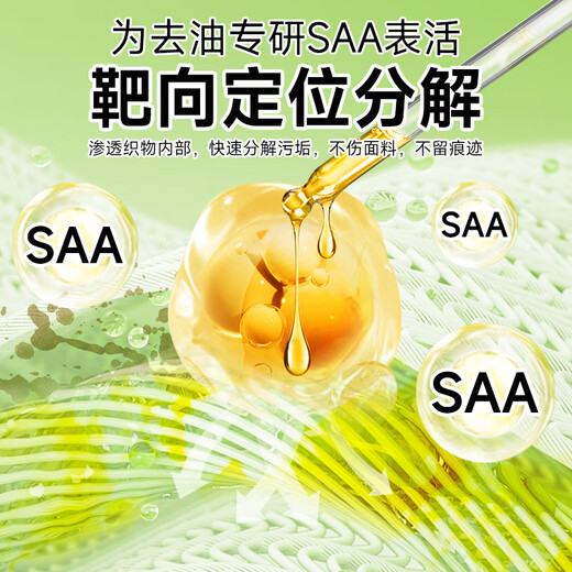 Juqi Selected Oil Remover for Oily Clothes 350ml*3 Bottles Clothes Oily Oil Remover Collar School Uniform Cleaner