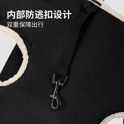 HiDREAM宠物护脊双肩背包宠物横背带外出包小中型犬便携背狗包 陶土棕 S