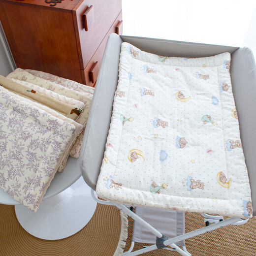 Special diaper pad, baby care table cotton pad, baby convenient diaper pad, child washable diaper pad, diaper pad--White Rabbit, other 50*70cm