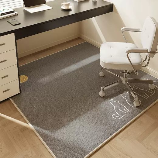 Yusenyi Foot Mat Bedside Bedroom Study Computer Chair Floor Mat Living Room Competition Mat Carpet Household Swivel Chair Electric Floor Chair Iwasaki Belgian Velvet Floor Mat 100x160cm (can be cut at will and can be DIY)