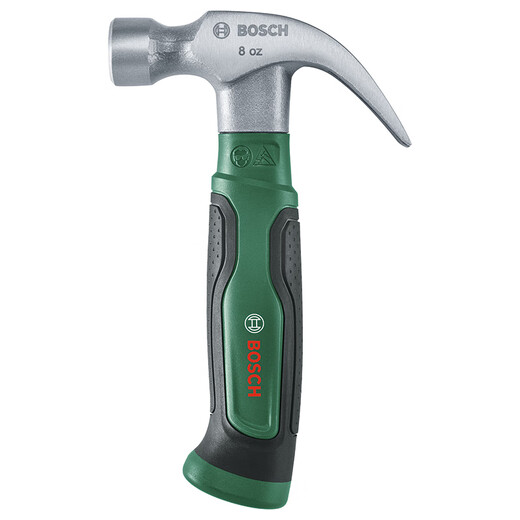 BOSCH fitter's hammer flat head hammer duckbill hammer electrician's hammer carpentry hammer claw hammer masonry hammer stone breaking hammer flat chisel short claw hammer 225g