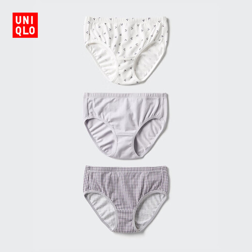 
Uniqlo children's clothing girls' shorts/3-piece girls' students' underwear478185 02 light gray 130