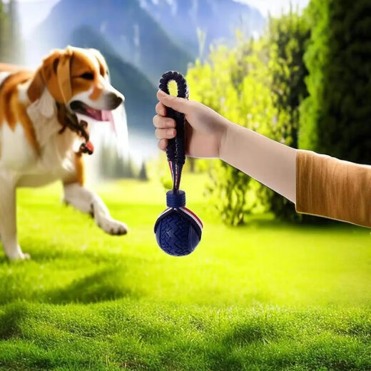 JD Express Dog Supplies, Teeth Resistant, Boredom Relief, Large Dog Training Ball, Pet Supplies, Pet Toy Ball - Tire Ball - Red - 1 pc