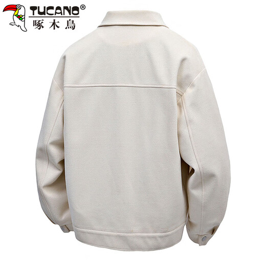 Woodpecker (TUCANO) jacket men's autumn and winter jacket casual loose high-end handsome lapel work clothes men's black XL