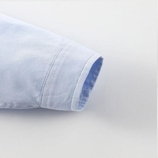 Fake two-piece children's clothing boys' knitted vest long-sleeved 2025 spring new style baby handsome top blue K818 fake two-piece 110