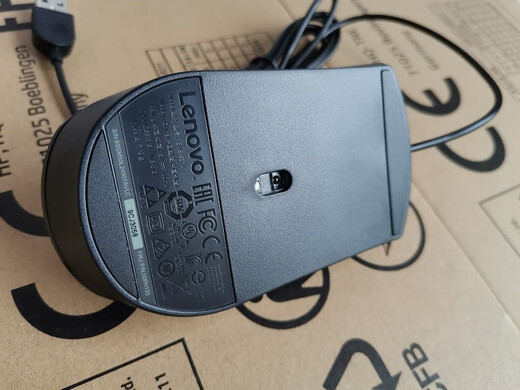 联想（Lenovo）全新原装DOK-M689S SM-8823有线鼠标MOJUUO通用办公鼠标 黑色/全新原装袋装dok-m689有线 官方标配