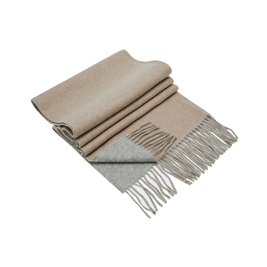 YOUNGOR Scarf Men's Scarf Full Cashmere Winter Warm Casual Scarf Solid Color Oriental Simple Luxury Style 2025 Shopping Mall Same Style Camel YWWJ715303XQQ One Size
