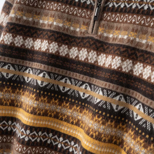 KING DEER cashmere sweater for women 100% cashmere half zipper pullover 2025 autumn and winter new thickened loose warm knitted sweater Medela Brown M