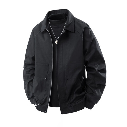 Baleno S&K Series Autumn Jacket Men's Versatile Casual Loose American Fashion Brand Workwear Teen Casual Jacket Men Green Brown XL