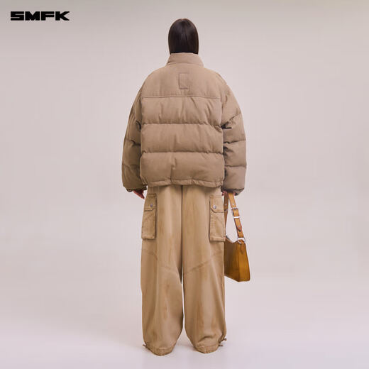 SMFK Cross Statue Wilderness Hunting Cotton Clothes Thickened Warm Fashionable High-end Jacket CG011B1/S Sand Color CG011S M