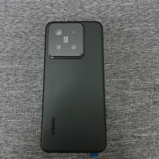 LZQLY is suitable for Xiaomi 14 original back cover, pure original after-sales disassembly, Mi 14pro original glass mid-frame headphones with Xiaomi 14 black (with frame lens)