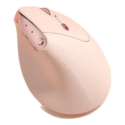 B.O.W航世MD280L mini Ai智能语音三模人体工学无线有线蓝牙垂直便携鼠标女生办公立式充电无线鼠标 影黑色丨AI人体工学三模鼠标丨充电版