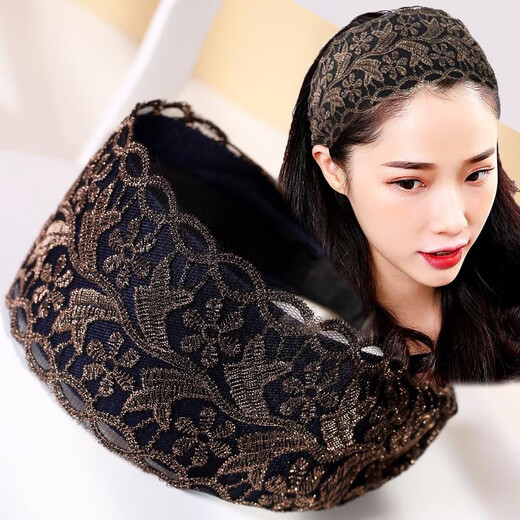 Hairbands for women to cover gray hair, Korean style wide-brimmed hairpins, temperament headbands, Internet celebrity style hairbands, hairpins, silver branches