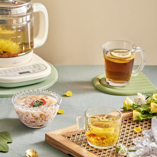 BEAR YSH-D15T3 multifunctional automatic thickened glass hot kettle tea health pot 1.5L tea maker YSH-D15T3 1.5L peace of mind series