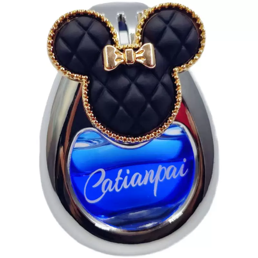 Yusenyi Car Aromatherapy Perfume Air Conditioning Vent Decoration Long-lasting Fragrance Car Deodorizing Interior Supplies Ornaments for Men and Women Water Drop Aromatherapy (Ocean Smell) Black Butterfly 1g