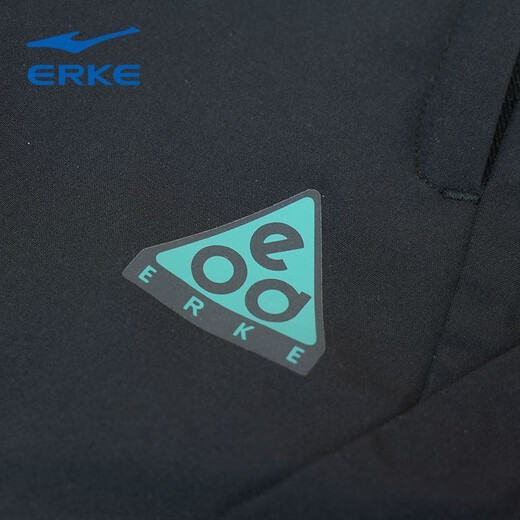 Hongxing Erke (ERKE) men's trousers, winter velvet comfortable and warm woven trousers, black straight, versatile casual pants, black/velvet XL (weight 135-145Jin Jin equals 0.5kg)