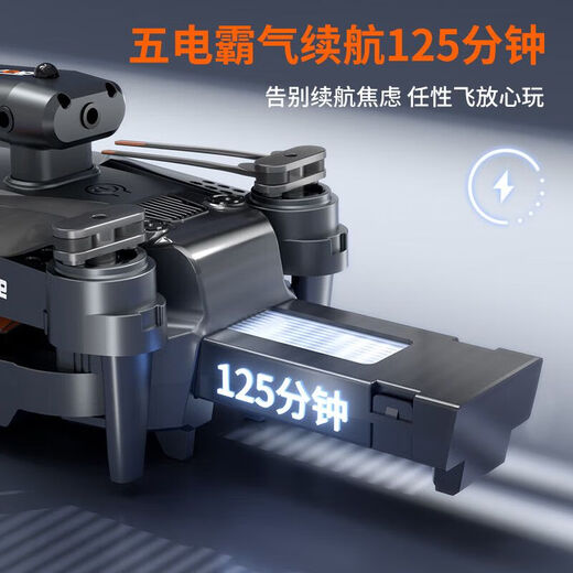 JJRC Remote Control Plane Intelligent Aerial Photography Entry-level HD Super Stable Drone Boy Children's Day Toy Aircraft A263 Electronically Controlled Dual Camera + Six-Side Obstacle Avoidance Single Power + Free Spare Fan Blade + Free Storage Bag + Warranty