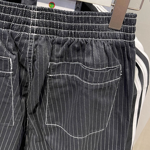 Adidas Clover Pants Men's Pants Autumn New Style Retro Striped Sports Pants Casual Straight Casual Pants IP3883 M
