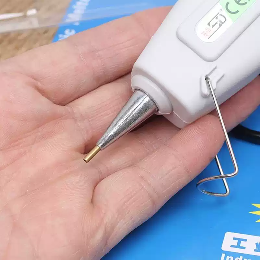 RSRDDY fine mouth glue gun 1.0mm Said SD-A601 professional grade hot melt glue gun constant temperature glass fine head glue gun 7mm glue stick fine mouth 1.0mm white Said glue gun
