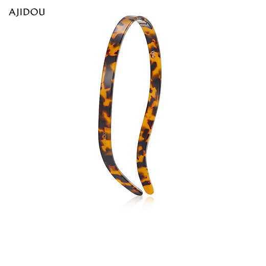 AJIDOU women's exquisite tortoise shell thin headband black 1 piece