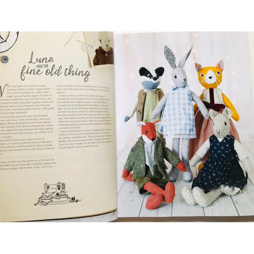 Sewing Luna Lapin's Friends Sewing patterns for more than 20 kinds of dolls Original English book