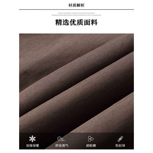 S MAX MARAWL进口水貂皮草内胆尼克服男装立领可拆卸连帽整貂内胆皮毛一体外 咖色(进口青根貂内胆+咖啡貂毛领+兔绒袖) L