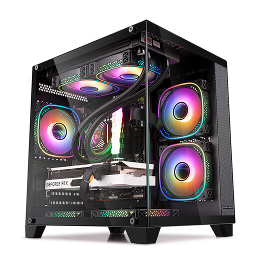 AMD Ryzen 7500F 7600X 7700 7800X3D 9600X 9700X 9950X 9800X3D barebone gaming e-sports desktop host DIY assembly machine configuration eleven R7 7700+16G+500G