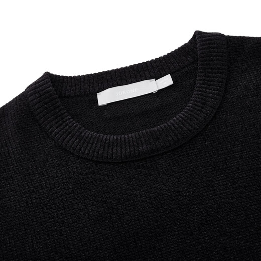 Jiumuwang Shopping Mall Same Style Men's Cardigan Men's 25 Spring and Winter New Fine Wool Warm and Versatile Inner Top JX Standard Edition + Jet Black + DK15V53723 S 165/88A(46)