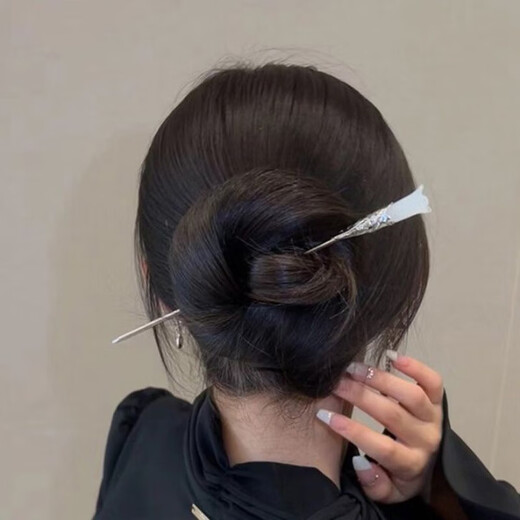 Hairpin Ancient Style Magnolia Flower Hairpin New Chinese Style High-end Daily Hairpin Hanfu Hairpin Hair Accessory Gift Fenghuaxue