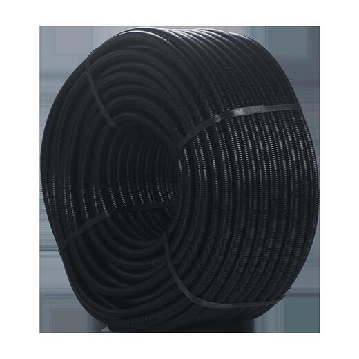 Plastic corrugated pipe PA nylon PP waterproof flame retardant threaded pipe threading hose PE wire and cable protective sleeve pipe thickened PE-AD13 100 meters inner diameter 10m