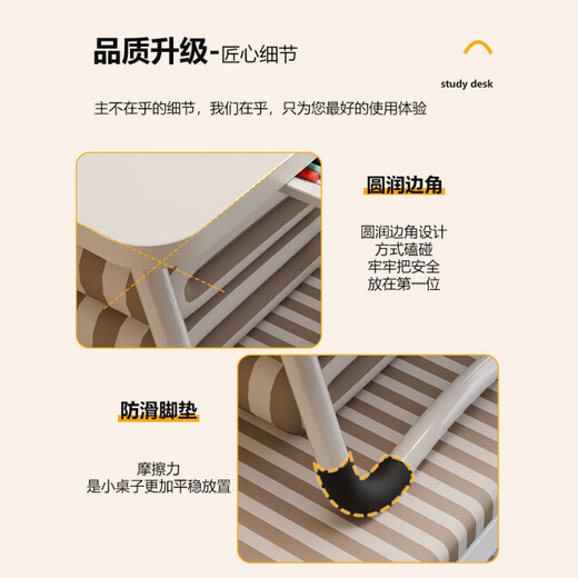 Bellisde German Foldable Bed Table College Student Upper Bunk Study Table Lazy Computer Table Dormitory Large Folding Bed Table Pearl White 60*40*28