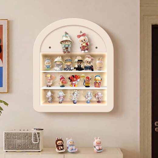 Blind box storage meter box blocking decoration new distribution box switch box hanging painting figure trendy display stand Cute Box Settlement-A (not including figures) without lights overall size 51x60cm (covering size 40x30cm)