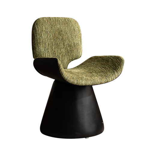 Zailu makeup chair, Italian style light luxury, girl's bedroom cloakroom, manicure, red swivel stool, dressing table chair, green high-definition linen and leather swivel complete delivery to your door