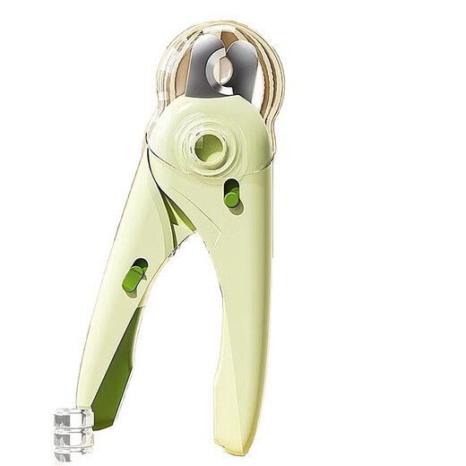 Jingdong Express Pet Nail Clipper Multi-Function Nail Clippers Dog and Cat Nail Clippers LED Light Anti-bleeding Line Green 15*4.5*2cm