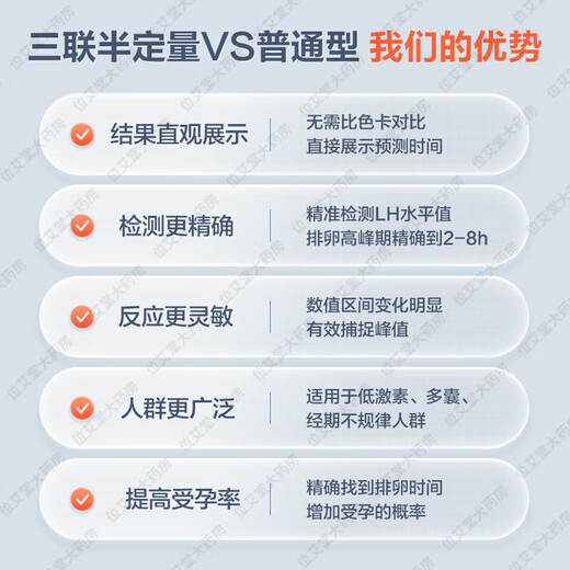 Corfu semi-quantitative ovulation test paper to test ovulation high-precision pregnancy follicle monitoring instrument home self-test paper ovulation test pregnancy test paper 6 semi-quantitative ovulation test paper + 10 pregnancy test paper