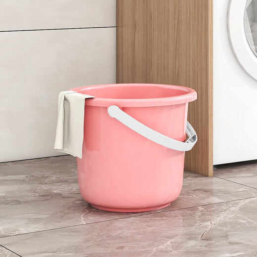 Car wash bucket household plastic bucket with lid children's small bucket art painting water storage bucket blue 3.5L bucket + lid