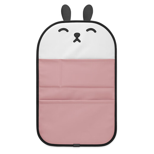 Workhorse on-board storage hanging bag car backrest multi-functional storage bag rear table plate rear seat storage rack tissue box Heehee Rabbit - simple style - storage anti-kick - long version