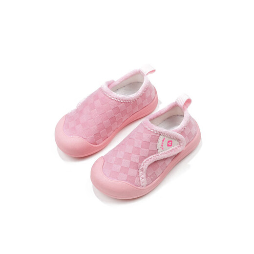 Bakerby Boys' Cotton Shoes Bags and Baby Floor Shoes Children's Cotton Shoes Girls' Slippers Indoor Household Shoes Children's Cotton Shoes Winter Off-white Size 27 Shoes Inner Length About 17 Centimeters