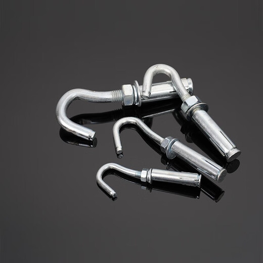 Expansion hook national standard galvanized screw expansion hook universal hook expansion bolt electric fan hook pull expansion bolt national standard M8 10 pieces