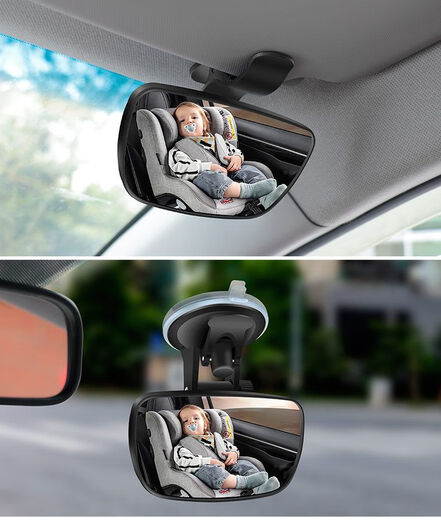 Zuimi Japan imported quality three or four-wheel car baby viewing mirror car child rear safety seat rearview mirror plus style 1 clip