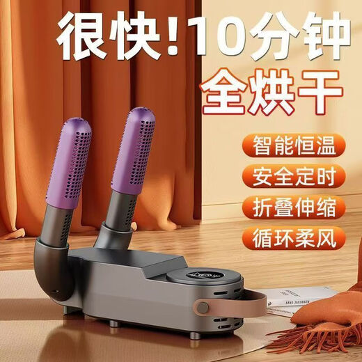 German imported new shoe dryer for baking warm socks and shoes, household shoe dryer for wet and dry use without damaging shoes, top model, timing + deodorization + antibacterial + quick heating
