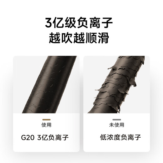 Chasing Time G20 Home Hair Dryer Constant Temperature Quick Drying Hair Dryer Negative Ion High Speed Hair Care Leafless Hair Dryer Gift Gift Lilac Purple AHD12B